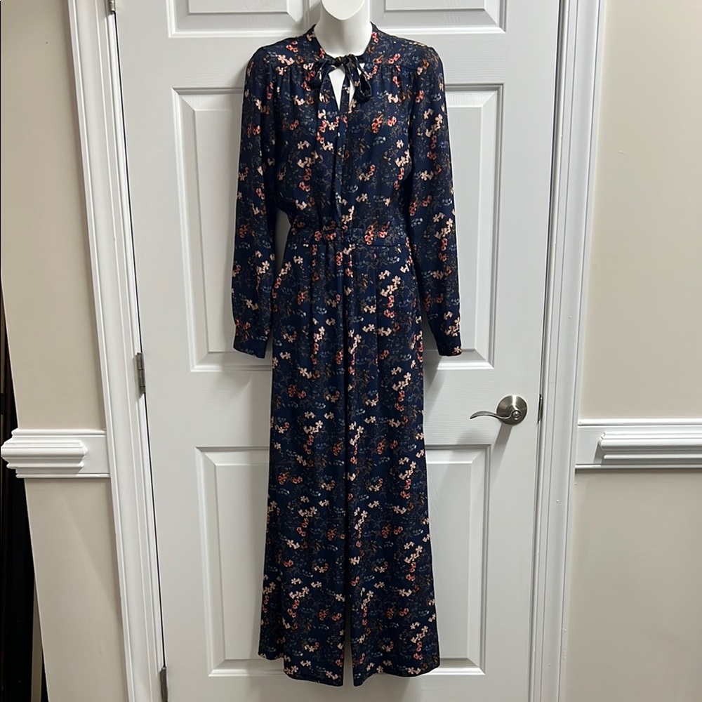 Tintoretto Women’s Floral Navy Blue Dress Jumpsuit